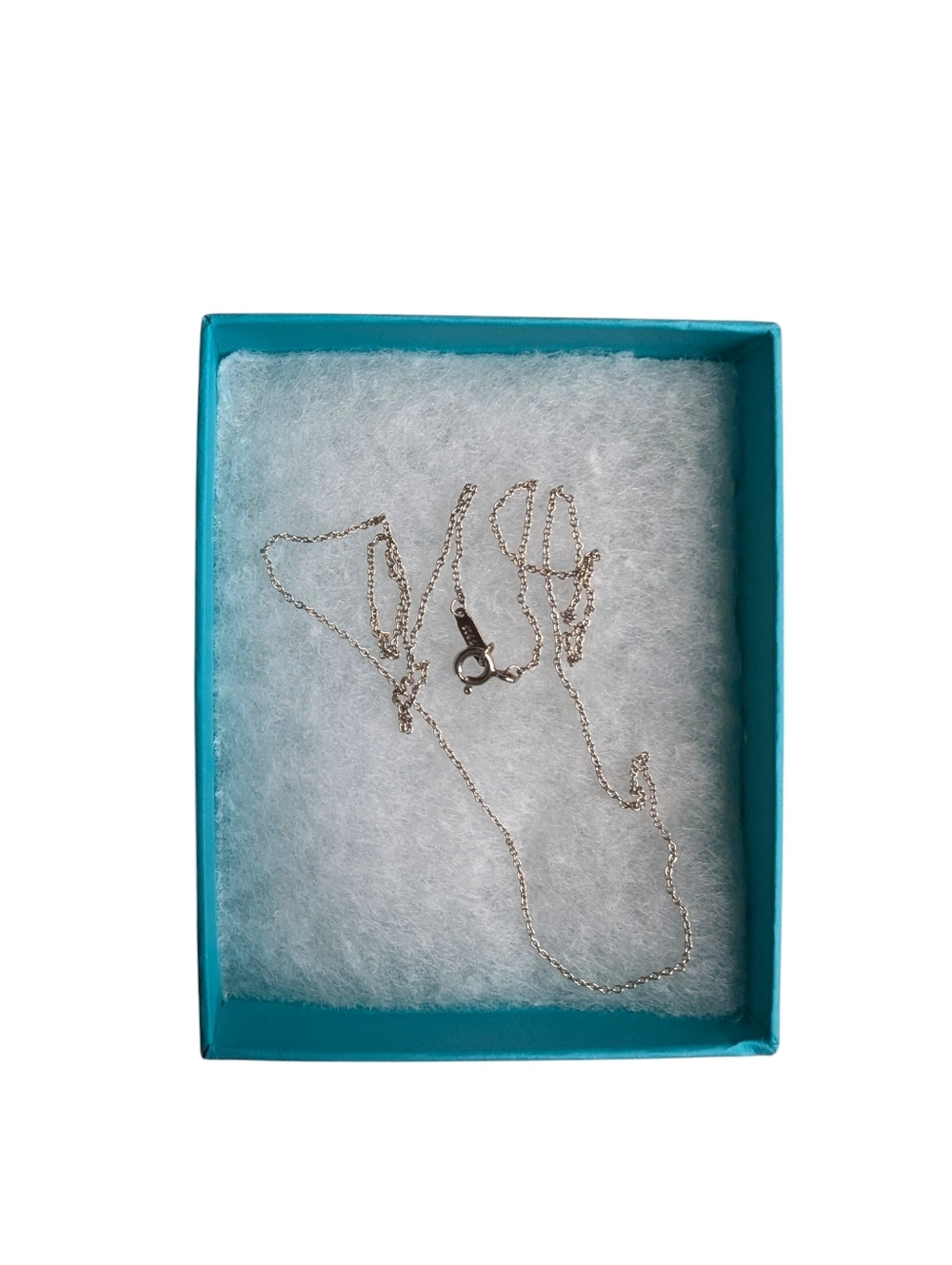 Authentic Tiffany & Co. 18" Sterling Silver Chain w/ Original Box - Picture 3 of 7